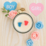 Baby Shower Candle