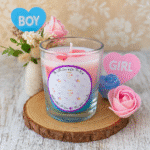 Baby Shower Candle