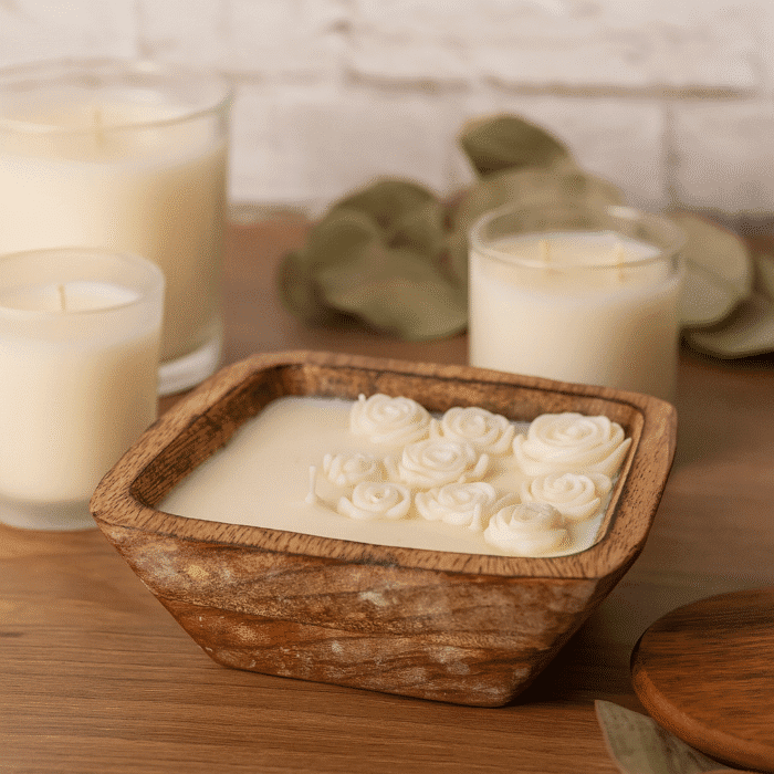 Wooden Jar Candle