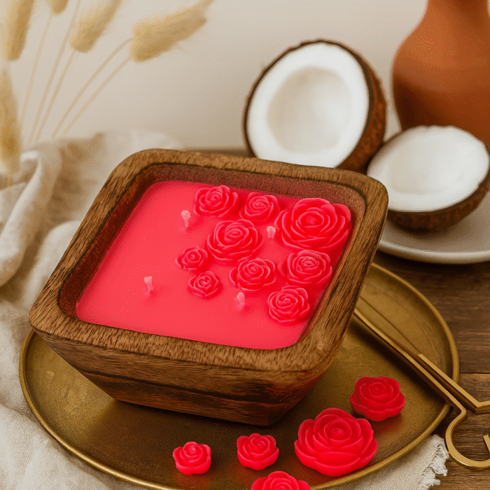 Wooden Jar Candle