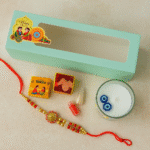 Rakhi Hamper Candle